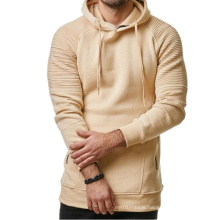 2021 Oversized Men's Fall/Winter New Round Neck Slim Solid Color Hooded Long Sleeve Plus-Size Hoodies
